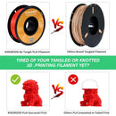 KingRoon 5KG 10KG PLA PETG Filament 1.75mm 3D Printer Plastic No Bubble Spool 3D Printing Materials for 3D Printers