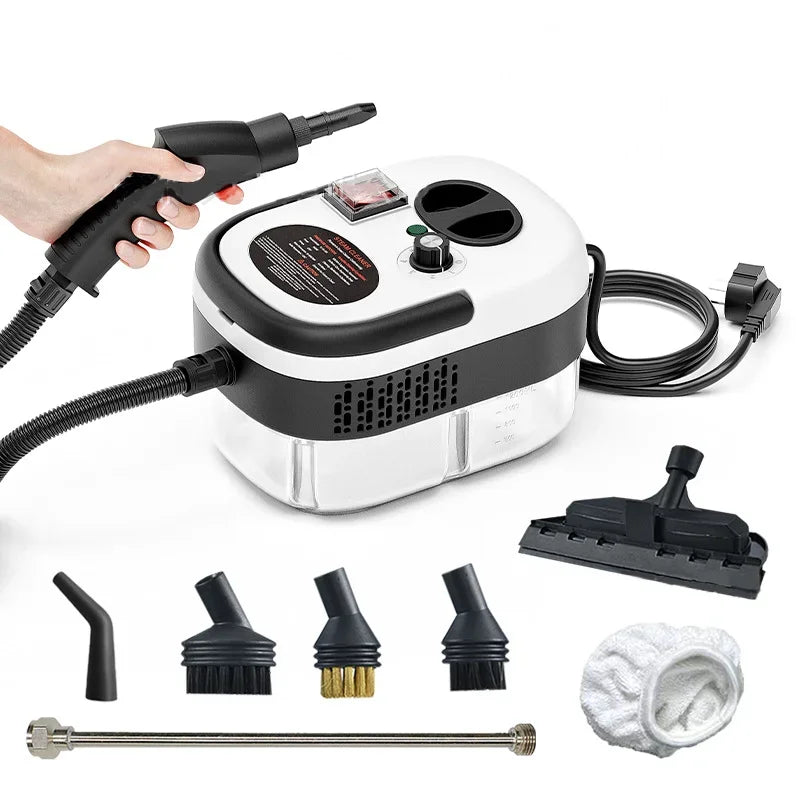 2500W High Temperature and Pressure Handheld Steam Cleaners Air Conditioner Kitchen Hood Car Steam Clean Machine Floor Cleaning