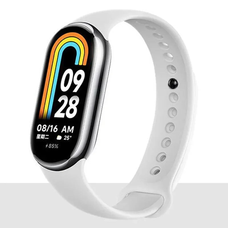 Watch Strap for Xiaomi Mi Band 8-9 NFC Bracelet Accessorie Sport Silicone Smartwatch Wristband correa Mi Band 8-9 global version