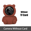 Smart Home Baby Security Monitor WiFi IP Camera Cartoon Bear Halloween Gift CCTV 1080P HD Surveillance Auto Tracking Camera