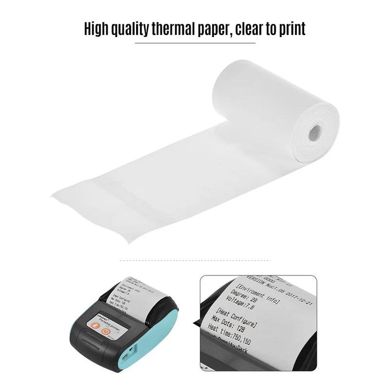 5/10/15/20 57*25mm Thermal Paper White Children Camera Instant Print Kids Camera Printing Paper Replacement Accessories Parts