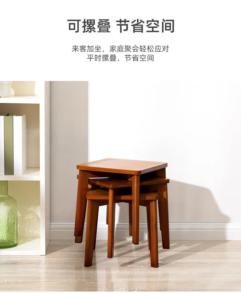 Home Kitchen Stool Dining Chairs Thickened Material Kitchen Stools Superimposed Storage Restaurant Furniture