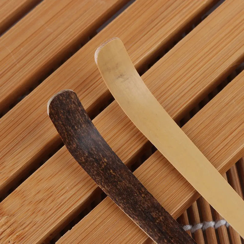 1PCS Wood Tea Leaf Sticks Matcha Spoon Teaware Handmade Bamboo Spice Gadget Cooking Utensil Drinkware Kitchen Tool Accessories