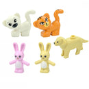 Figures Animal Building Block MOC City Goat Sheep Eagle Owl Panda Parrot Seagull Penguin Zoo Fram Accessories Bricks Toy Gift