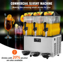VEVOR 36L 3 Tanks Electric Slushy Granizing Machine Juice Dispenser Cold Drinks Maker Stainless Steel for Soda Cola Commercial
