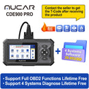 MUCAR CDE900 Pro Obd2 Scanner Auto Car Diagnostic Tools Scanner Automotive OBD Tool Code Reader 28 Reset Full System Diagnosis