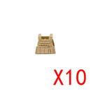 WW2 Military Building Blocks Mini Bricks Solider Figures Gifts Weapon Equipment Accessories USA Greman Vests Armor Toys For Kids
