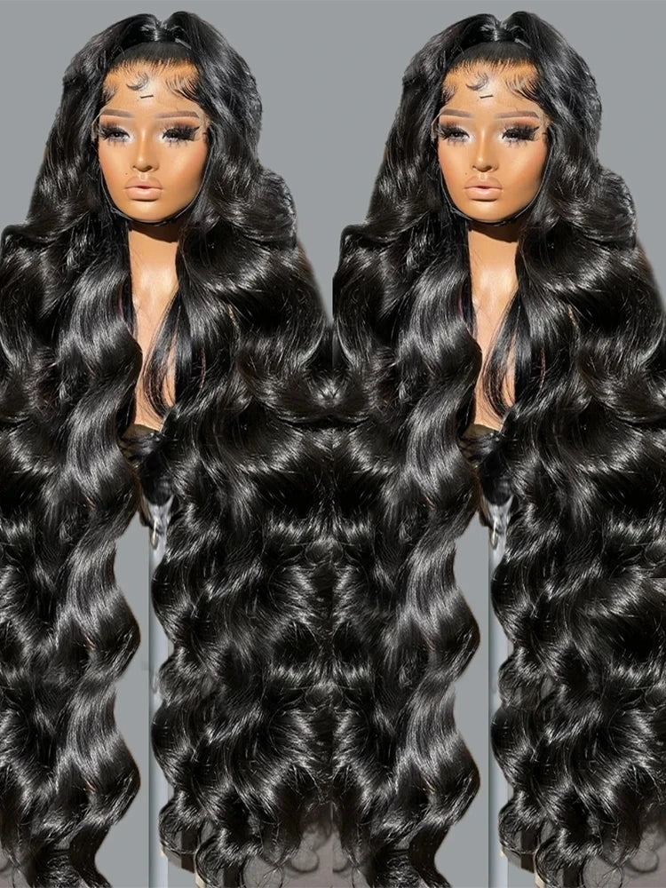 Body Wave Brazilian 13x6 360 HD Transparent Lace Front Wigs Pre Plucked 13x4 Lace Frontal Human Hair Wig For Women