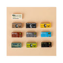 MOC Building Blocks Figures Accessories Cash Dollar Coin Bag Model Gold Silver Bar Colored Diamond Treasure Box Series Coffer