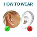 JINGHAO Rechargeable Hearing Aids Invisible In-Ear Sound Enhancer Elderly Hearing Amplifier Gift