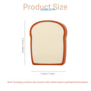 4pcs/Pack Creative Toast Shape Rubber Erasers, Bread Pencil Eraser, Students Prize School Stationery, Cute Children's Day Presen