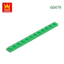 Wange 52Pcs/Lot 60479 1x12 Plate Building Blocks MOC Accessories Compatible with Construction Bricks Children Educational Toys