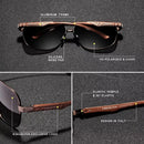 Genuine KINGSEVEN High Quality Men Sunglasses Polarized Eyewear Driving Sun glasses Aluminum Temple Gafas de sol Masculino