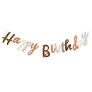 INS Happy Birthday Letters Banner Kids 1st Birthday Party Brown Bear Paper Garland Flag Decoration Boy Girl Baby Shower Supplies