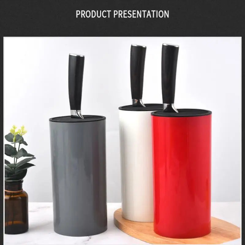 Kitchen Knife Stand Holder Multi-functional Inserted Storage Chef Ceramic Knife Scissors Cooking Utensils Knives Tools Organizer