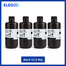 Elegoo 1KG/2KG/4KG UV Resin 2.0 For 3D Printer SATURN 3 ULTRA 3D Printing Material UV Resin Normal 1kg Liquid Bottle