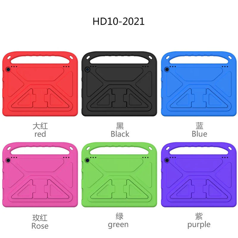 Case For Amazon Kindle Fire HD 10 2021 10.1'' 11th Gen Tablet Cover hd10 Plus Kids Safe Eva Protective Shell coque T76N2B T76N2P