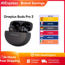 Global Version Oneplus Buds Pro 3 TWS Bluetooth Earphone 50dB Active Noise Canceling 43h Battery Life Bluetooth 5.4 IP55 AAC SBC