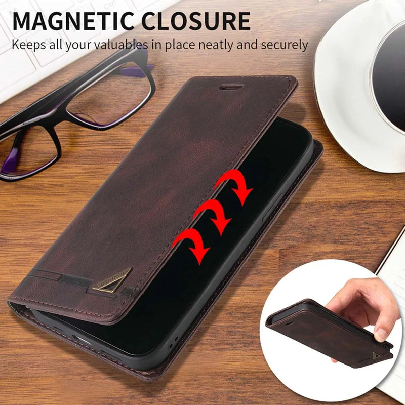 S24 Ultra S 23 S20 FE 5G Luxury Case Leather Texture Wallet Book Shell For Samsung Galaxy S21 Plus S23 24 S22 20 Flip Cover C03T