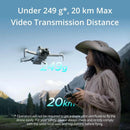 DJI Mini 4 Pro Mini Drone with 4K HDR Video Camera 34 Minutes Flight Time 20km Max Video Transmission Range New Original