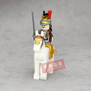 Medieval Napoleonic War French Dragoon British Soldiers Pirates Figures Army Scottish Fuisiler Building Blocks Weapons Brick Toy