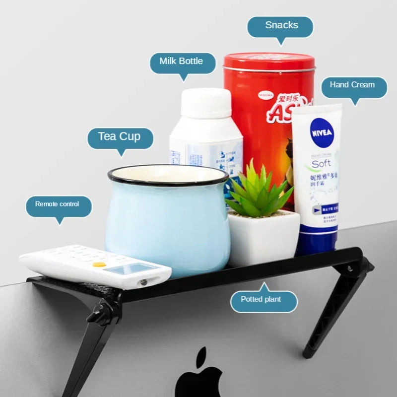 Adjustable TV Screen Top Storage Shelf Rack Holder Computer Monitor Desktop Stand TV Rack Display Shelf Storage Rack