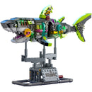 747+PCS Mech Series Shark Kit Marine Animal Technology Model Brick Birthday Gift Toy Adult Christmas Easter Festive Gift Giving