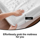 Fitted Sheet with Elastic Bands Non Slip Mattress Covers Waterproof for Single Double King Queen Bed,90/100/140/160/180/200cm