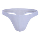 11  SolidColor Male's Briefs Bikini Style Cotton Pit Cloth Single Layer Crotch Simple Men's Underwear (Thong)