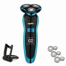 Electric Razor Electric Shaver Hair Cutting Shaving Machine for Men Clipper Beard Trimmer  Rotary Shaver 100% Water Proof