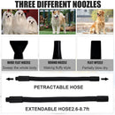 VickyHome Pet Dog Cat Grooming Hairdryers Professional 2800W Variable Speed Powerful Efficient Hair Fur Blower Dryer,3 Nozzles