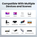 Cat 8 Ethernet Round Cable LAN Network Cat8 Rj45 Speed Network Cable 40Gbps Flat Cable 2000Mhz 26AWG For Router Pc Ps4 TV Laptop