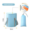 1pc Portable Collapsible Foot Bath Basin with Handles Perfect for Soaking Feet Traveling Camping and Outdoor Activities