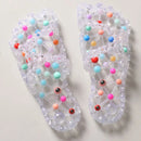 Non-Slip Foot Massage Slippers Feet Care Bath Quick-drying Footwear Reflex Stress Hollow Out Acupressure Massage Slippers Man