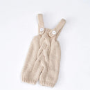 Newborn Rabbit Costume Photography Props Accessories Baby Easter Bunny Outfit 0-6 Months Knitted Clothes Female Boys Jumpsuit