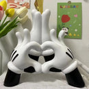 Aesthetic Hand Figurines Worship Money Creative Resin Sculpture Art Hand Statue Luxury Livingroom Decoration Desk Accessories