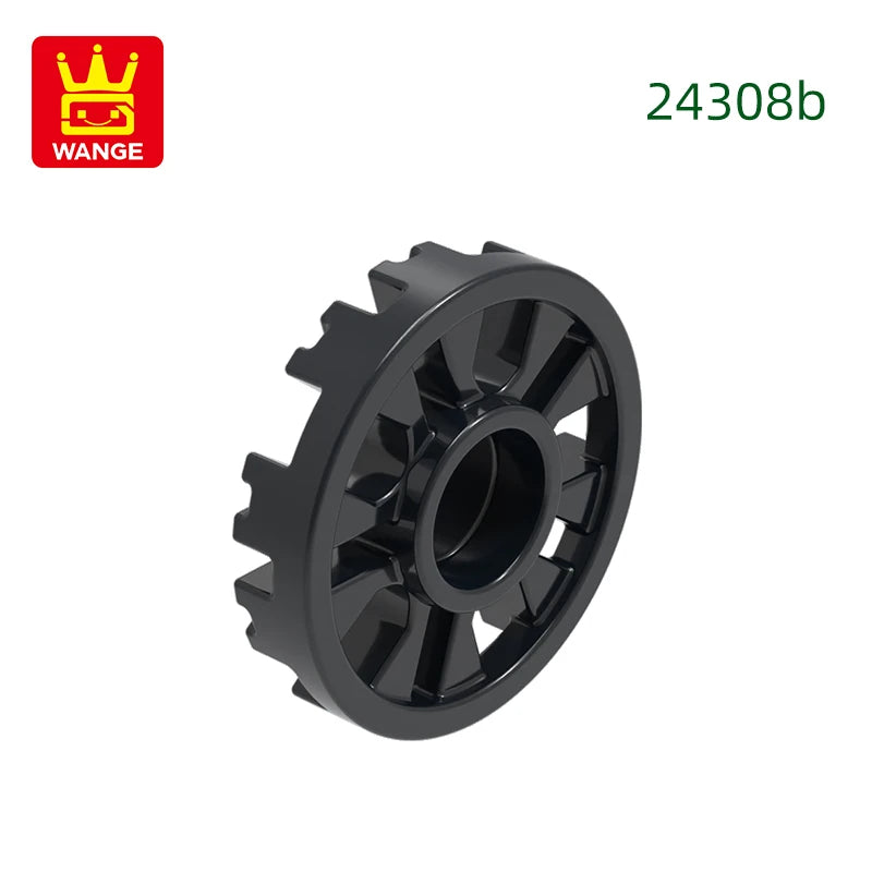 Wange 330Pcs/lot 2430B Wheel Cover 10 Spoke Y Shape Block Moc Color Accessories Compatible with Brick Children Toy Assembly