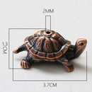 Creative Alloy Tea Ceremony Ornaments Personality Line Incense Burner Japanese Style Tortoise Incense Stick Incense Holder