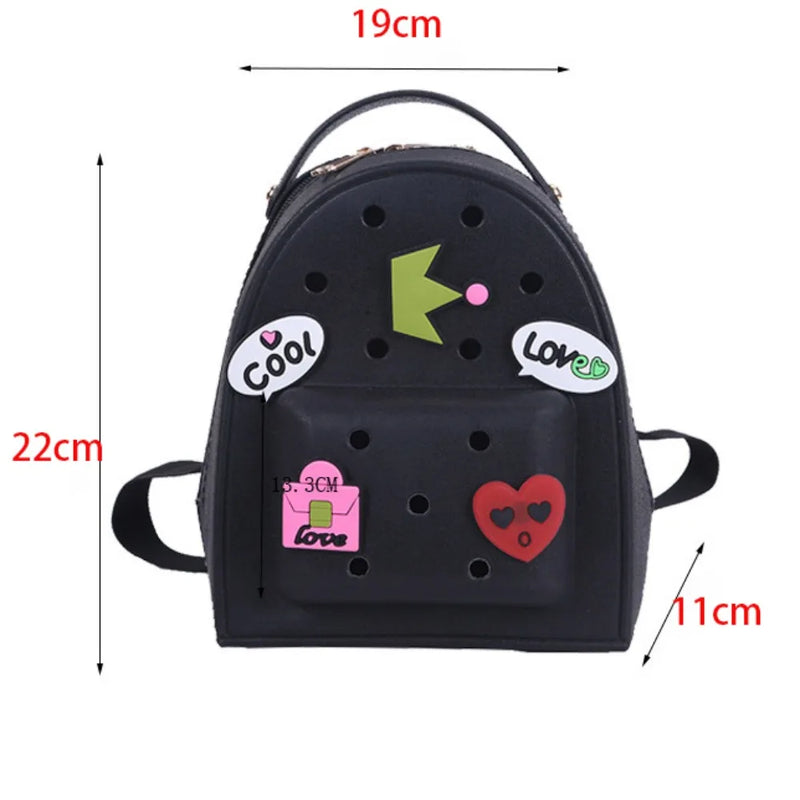 Sandproof Summer Hole Beach Bag DIY EVA Bogg Backpack Shouldbag Portable Travel Storage Bag Gif for Kids
