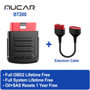 MUCAR BT200/BT200 PRO Automotive Diagnostic Tools OBD2 Scanner Bluetooth Wifi for All Cars Auto Obd 2 Tester 15 Resets Diagnosis