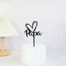 New Dad's Happy Birthday Cake Topper Golden Beer Super Dad High-grade Acrylic Father's Day Party Cake Toppers Dessert Decoration