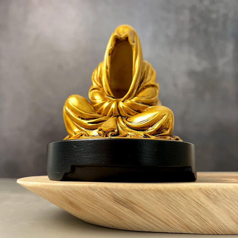 1pc Resin Mystical No-Phase Zen Incense Burner for Office Yoga Meditation Home Decorative Ornament Gifts