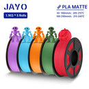 JAYO PLA Matte Filament 1.75MM 3D Printer Filament PLA Series 1.1KG/Roll 5 Rolls/set PETG 3D Printing Material For FDM
