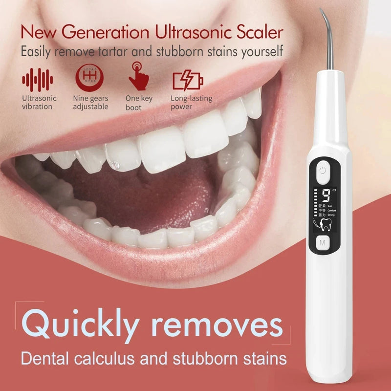 Xiaomi MIJIA Ultrasonic Dental Scaler Teeth Tartar Stain Tooth Calculu Remover Electric Sonic Teeth Cleaner Dental Stone Removal