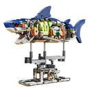 747+PCS Mech Series Shark Kit Marine Animal Technology Model Brick Birthday Gift Toy Adult Christmas Easter Festive Gift Giving