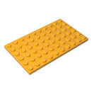 Gobricks 10PCS MOC  Plate 6 x 10 Compatible 3033 Assembles Particles Building Blocks Parts DIY block bricks Tech Parts Toys