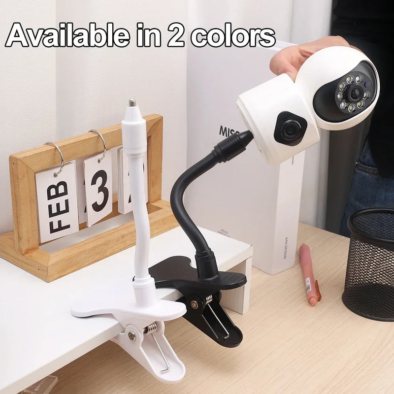 Clip Mount Stand For Xiaomi Monitoring Camera Home Baby Monitor Camera Holder Flexible Twist Mounting Kit Attaches to Crib New