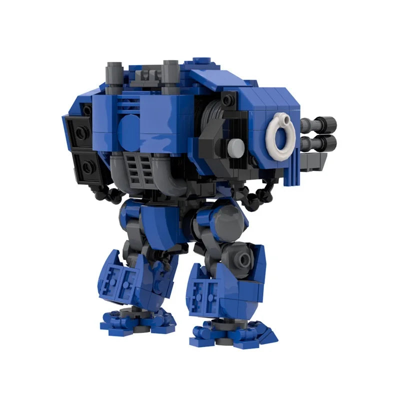 MOC Popular Game 40 K Ballistus Dreadnought Battle Robot Building Blocks High-Tech Mecha Warrior Bricks Toy Casual Ornament Gift