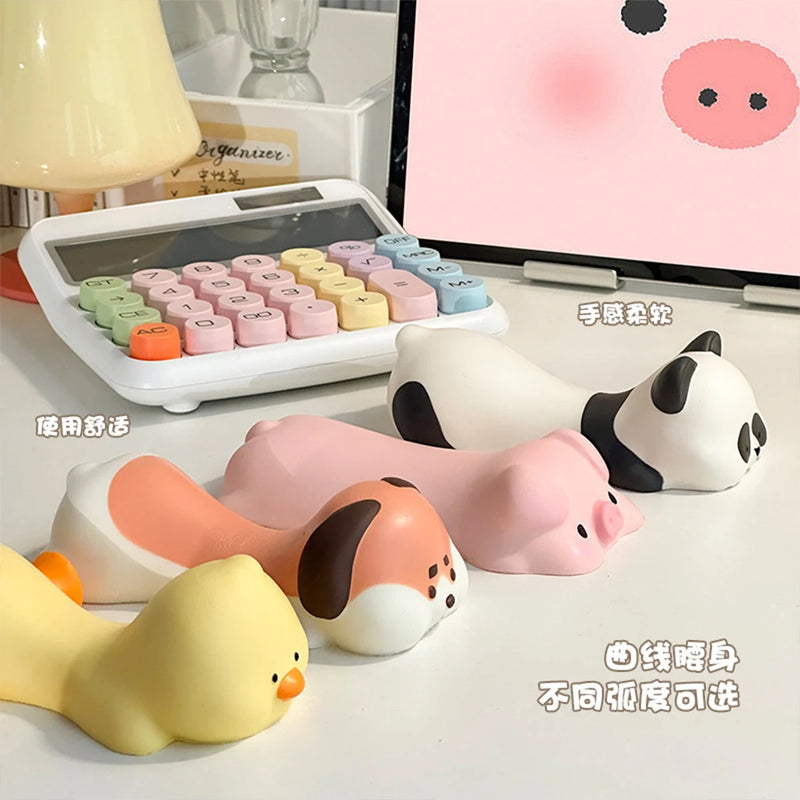 New Cute Panda Wrist Rest Support For Mouse Pad Computer Laptop Arm Rest For Desk Ergonomic Kawaii Slow Rising Squishy Toys 1PC