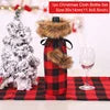 Christmas Wine Bottle Cover Merry Christmas Decorations For Home Christmas Ornament Xmas Table Decor New Year 2025 Navidad Gift